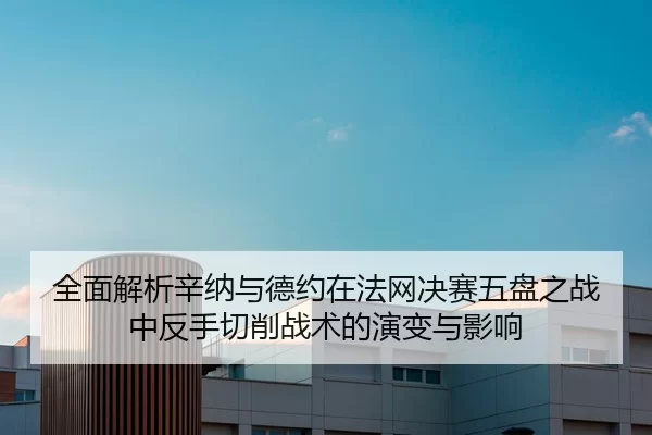 全面解析辛纳与德约在法网决赛五盘之战中反手切削战术的演变与影响